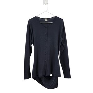 Lilith Women's Long Sleeves Button Front Top - M